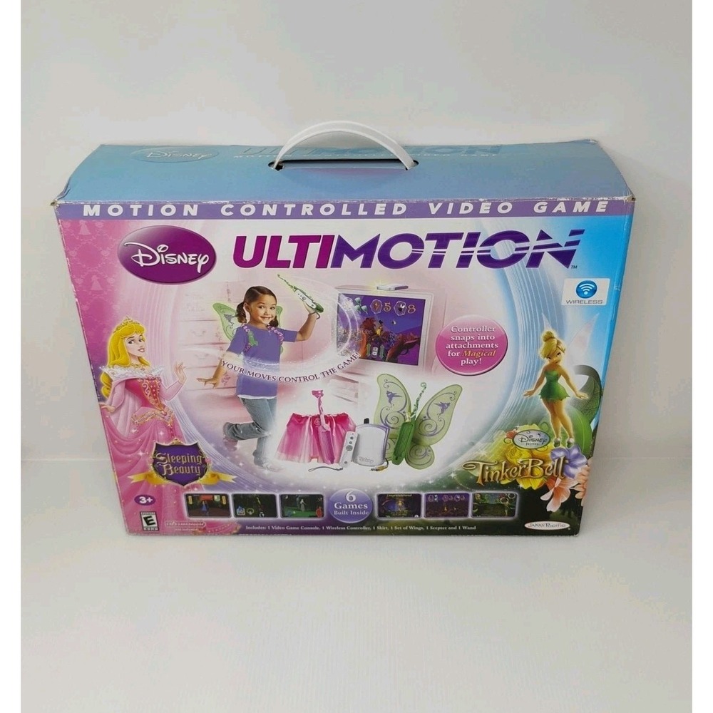 Disney Ultimotion Video Game Sleeping Beauty Tinkerbell Open Box SEALED Contents
